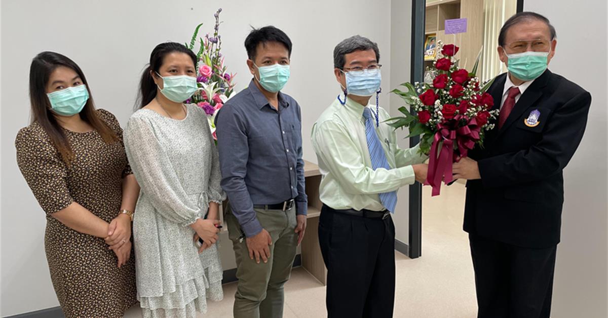 ผู้บริหาร คณะสหเวชศาสตร์ เข้าพบและแสดงความยินดีกับ ศาสตราจารย์ นพ.สุกิจ พันธุ์พิมานมาศ 